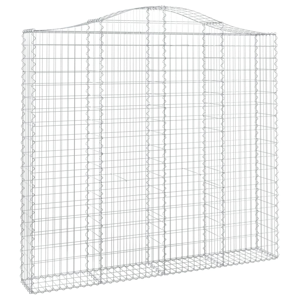 Lučne gabionske košare 5 kom 200x30x180/200cm pocinčano željezo