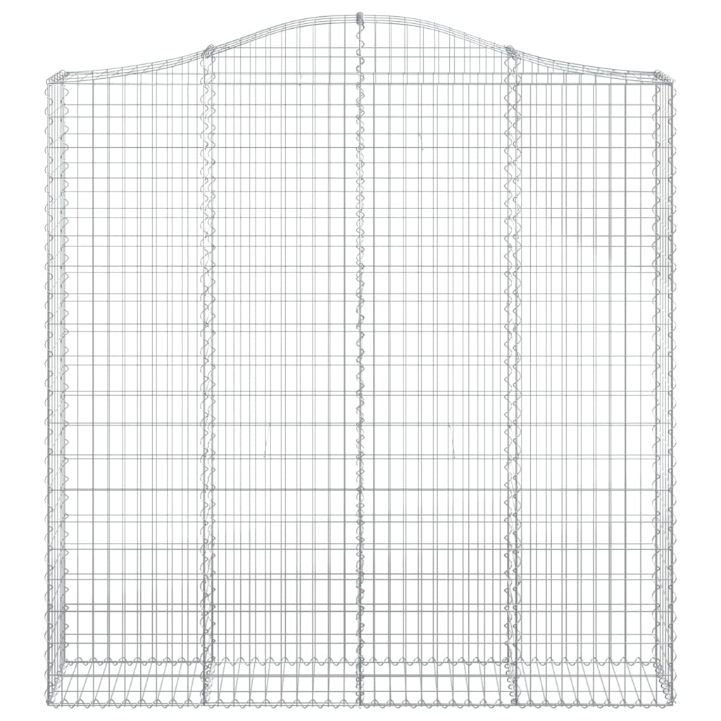 Lučne gabionske košare 3 kom 200x30x200/220cm pocinčano željezo