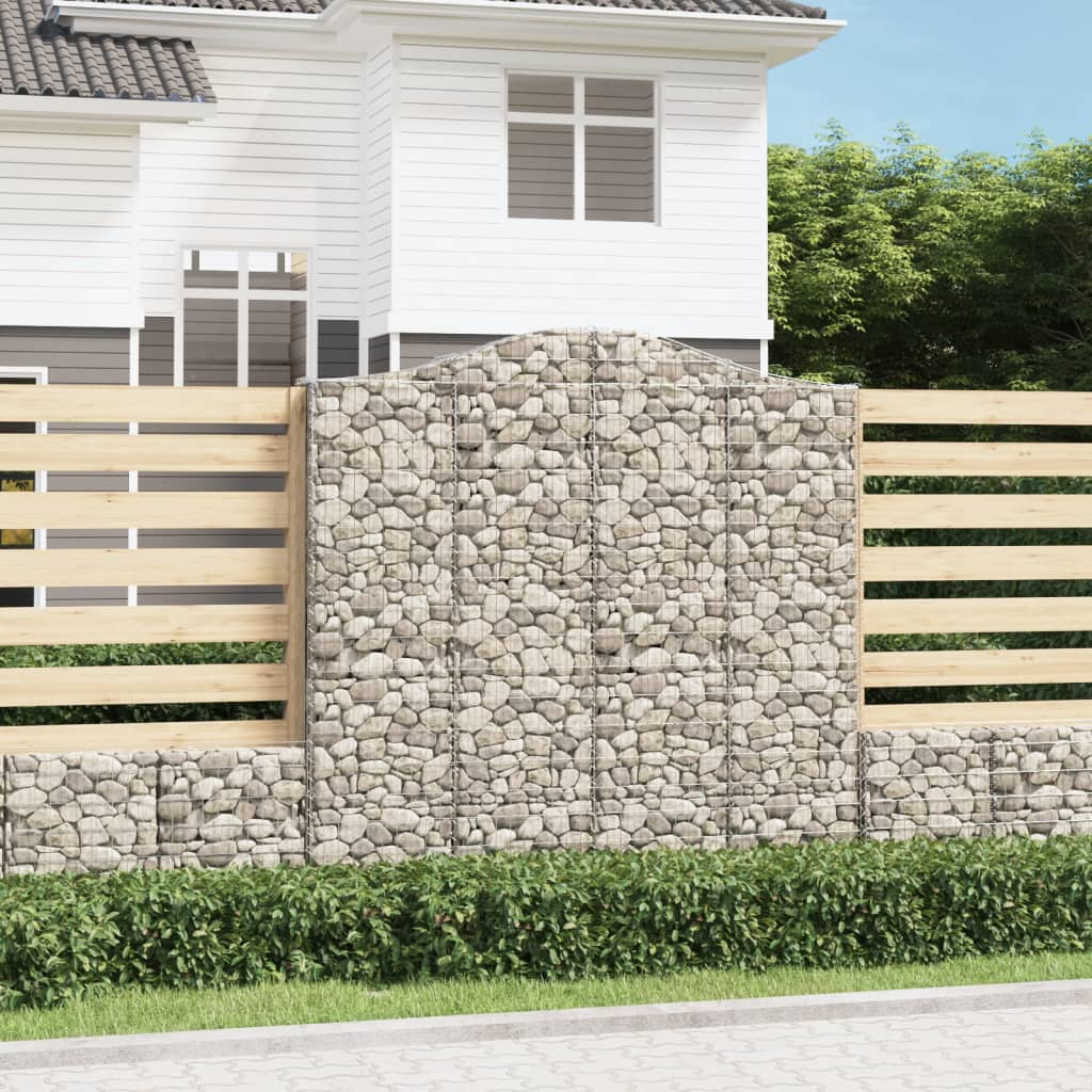Lučne gabionske košare 6 kom 200x30x200/220cm pocinčano željezo