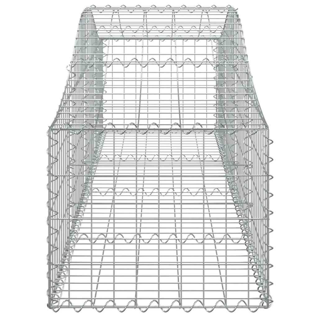 Lučne gabionske košare 7 kom 200x50x40/60 cm pocinčano željezo