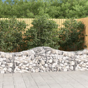 Lučne gabionske košare 8 kom 200x50x60/80 cm pocinčano željezo