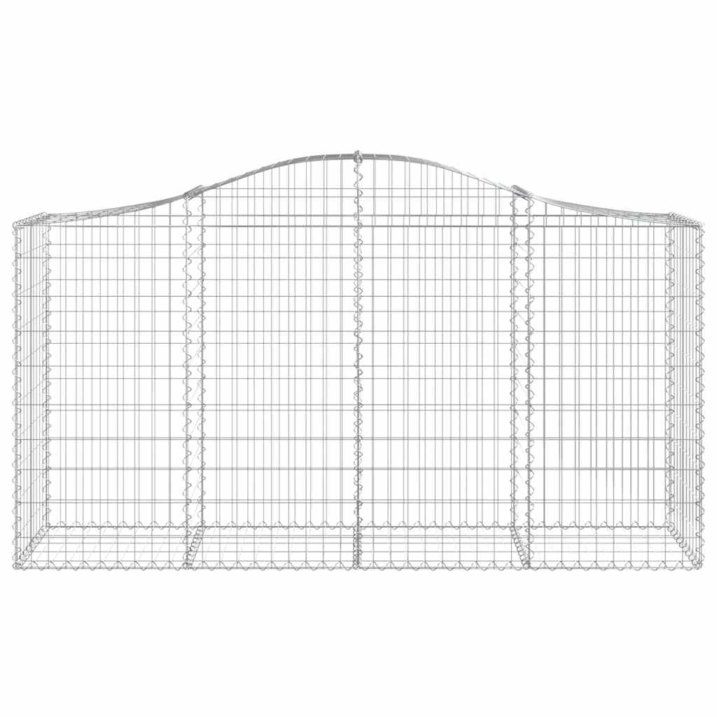 Lučne gabionske košare 18kom 200x50x100/120cm pocinčano željezo