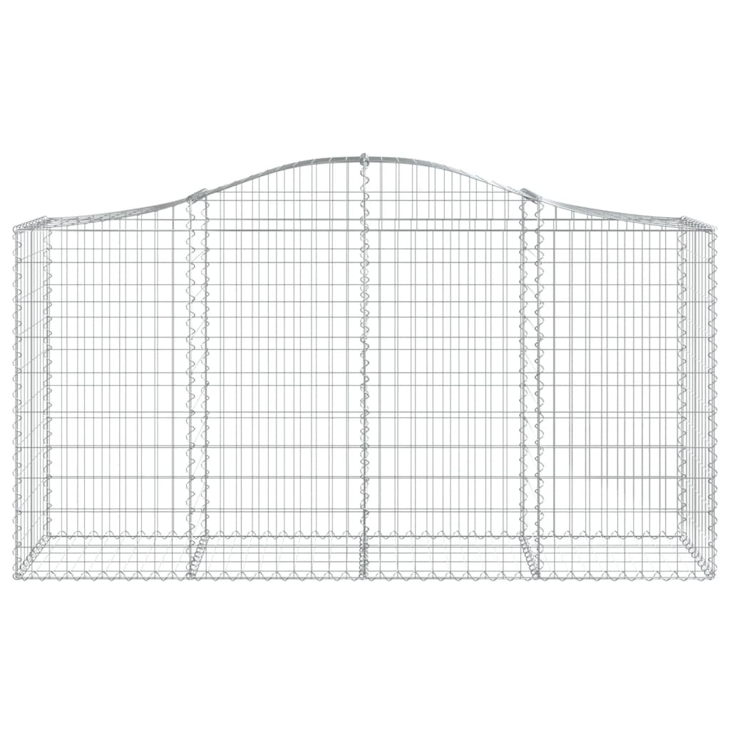 Lučne gabionske košare 30kom 200x50x100/120cm pocinčano željezo