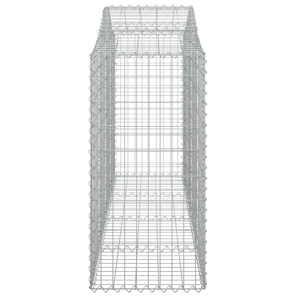 Lučne gabionske košare 6 kom 200x50x120/140cm pocinčano željezo