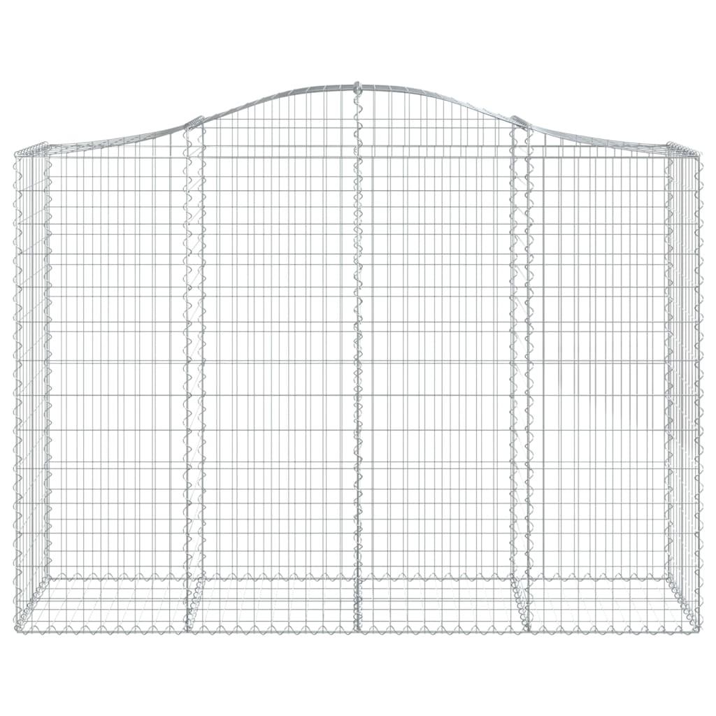 Lučne gabionske košare 7 kom 200x50x140/160cm pocinčano željezo