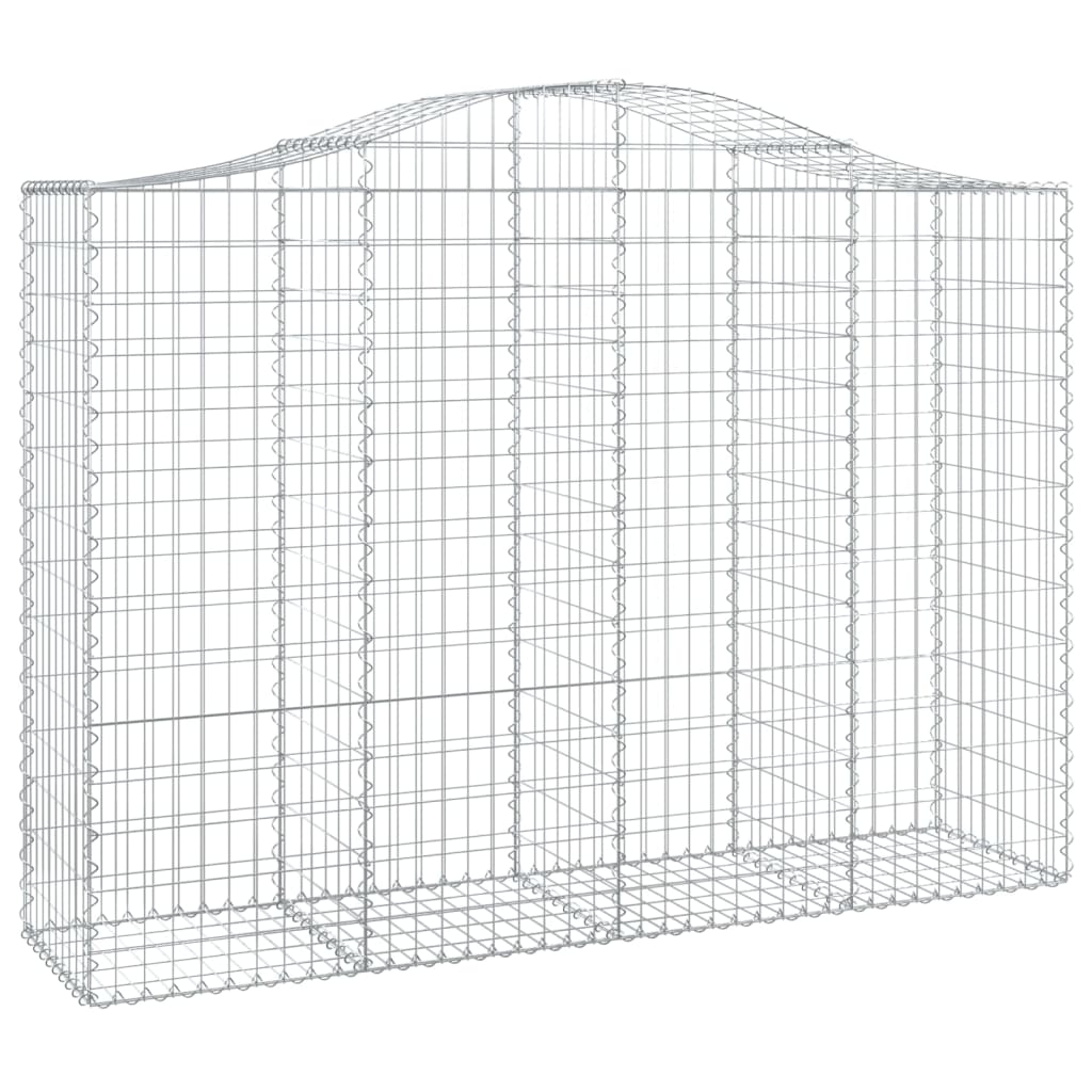 Lučne gabionske košare 18kom 200x50x140/160cm pocinčano željezo