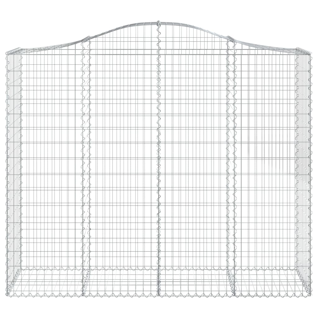 Lučne gabionske košare 11kom 200x50x160/180cm pocinčano željezo