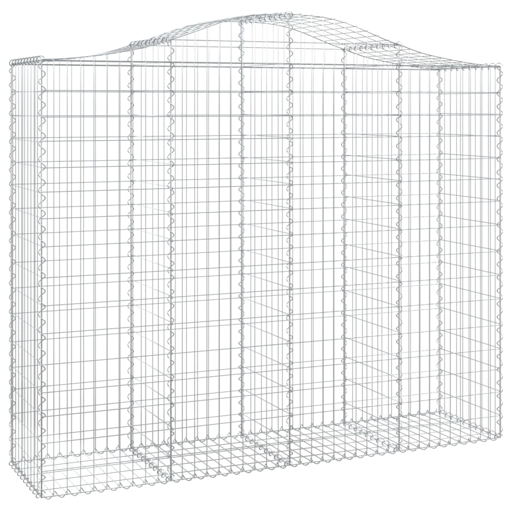 Lučne gabionske košare 12kom 200x50x160/180cm pocinčano željezo
