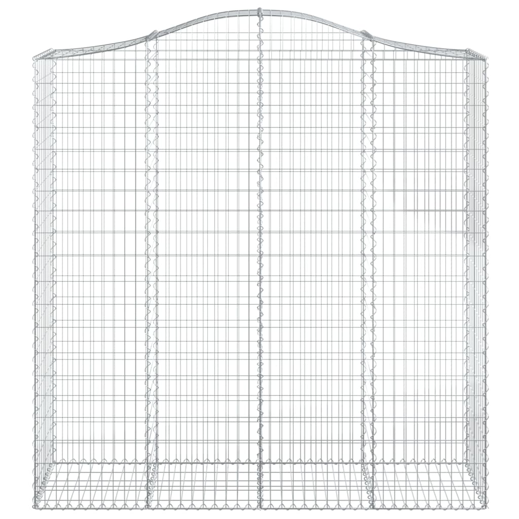 Lučne gabionske košare 3 kom 200x50x200/220cm pocinčano željezo