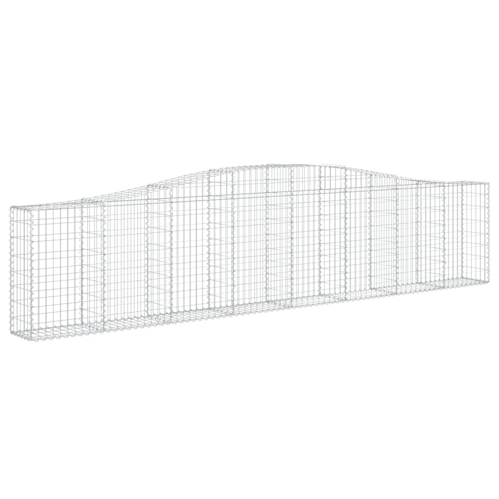 Lučne gabionske košare 20 kom 400x30x80/100cm pocinčano željezo