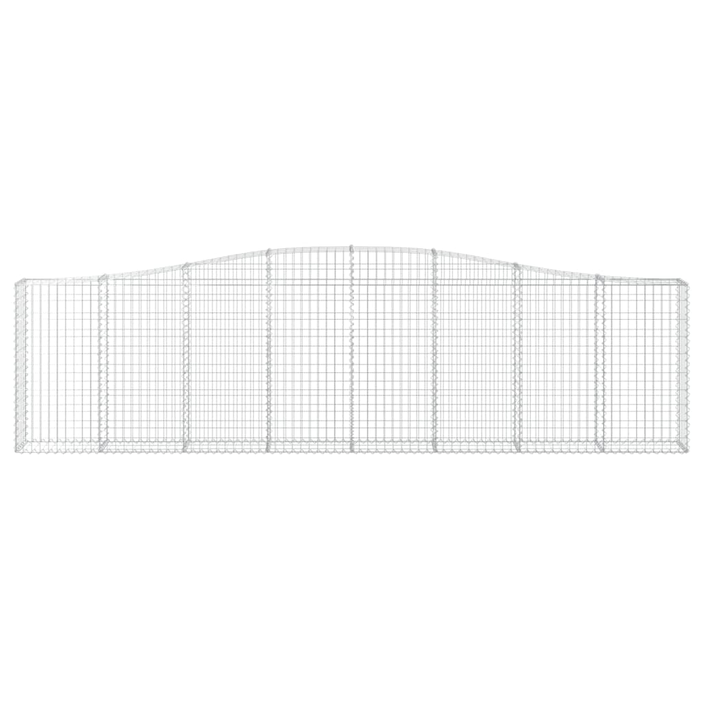 Lučne gabionske košare 6 kom 400x30x100/120cm pocinčano željezo