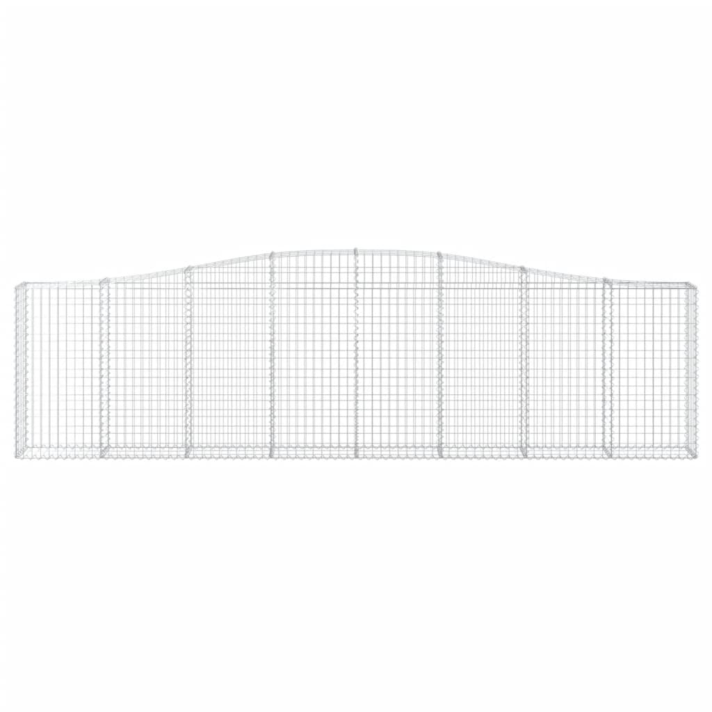 Lučne gabionske košare 20kom 400x30x100/120cm pocinčano željezo