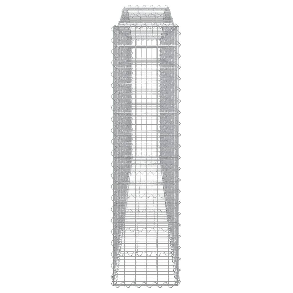Lučne gabionske košare 3 kom 400x30x120/140cm pocinčano željezo