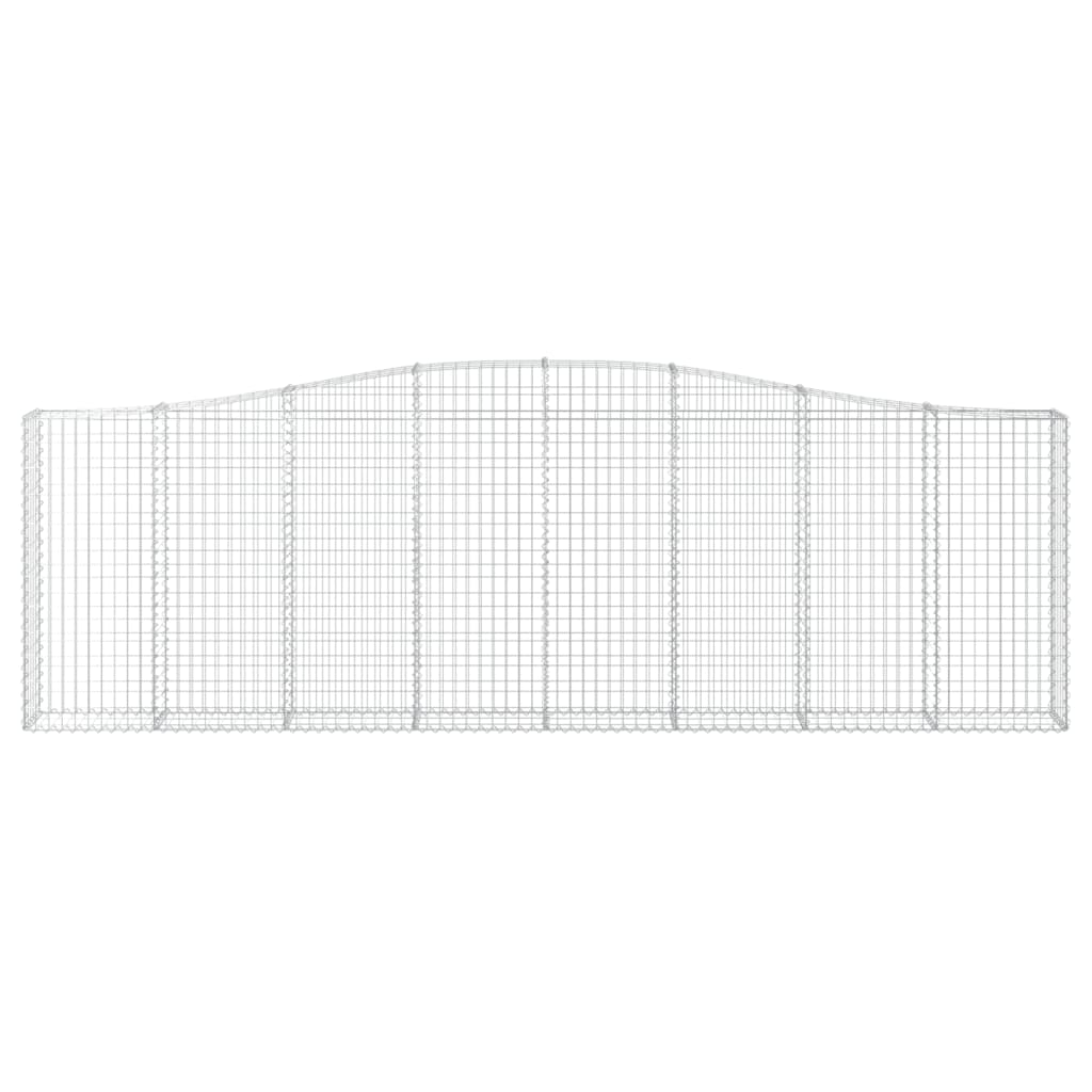 Lučne gabionske košare 5 kom 400x30x120/140cm pocinčano željezo