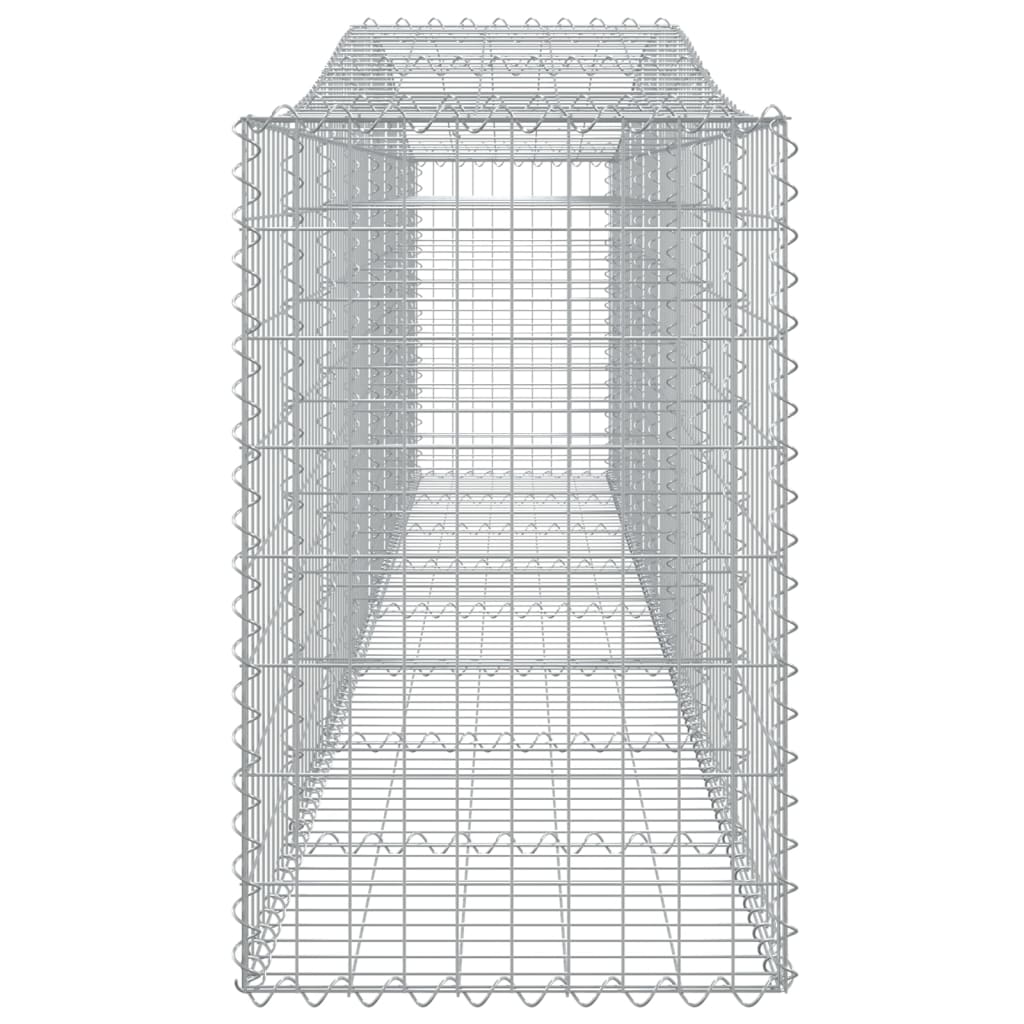 Lučne gabionske košare 6 kom 400x50x80/100 cm pocinčano željezo