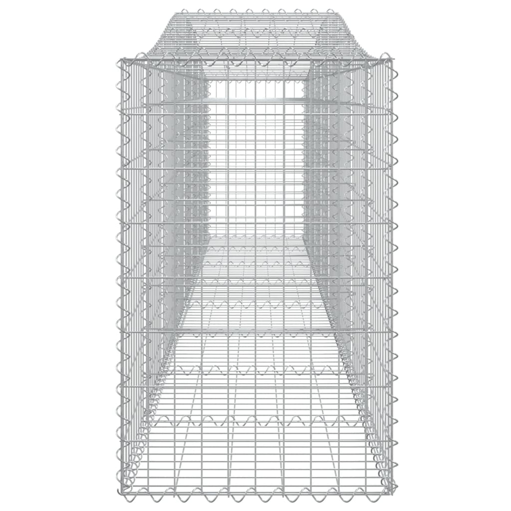 Lučne gabionske košare 9 kom 400x50x80/100 cm pocinčano željezo