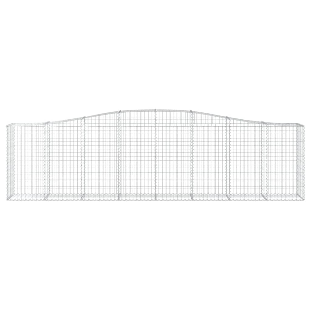 Lučne gabionske košare 3 kom 400x50x100/120cm pocinčano željezo