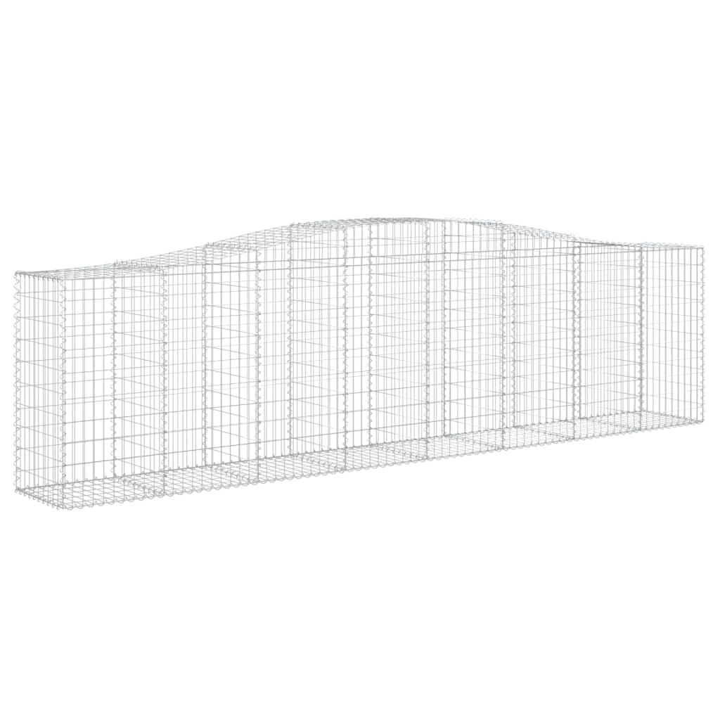 Lučne gabionske košare 6 kom 400x50x100/120cm pocinčano željezo