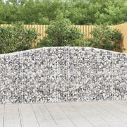 Lučne gabionske košare 6 kom 400x50x100/120cm pocinčano željezo