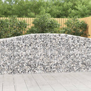 Lučne gabionske košare 8 kom 400x50x100/120cm pocinčano željezo