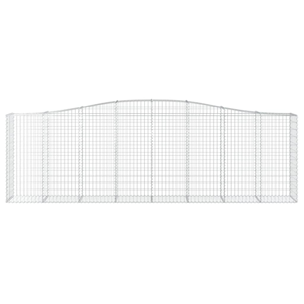 Lučne gabionske košare 7 kom 400x50x120/140cm pocinčano željezo