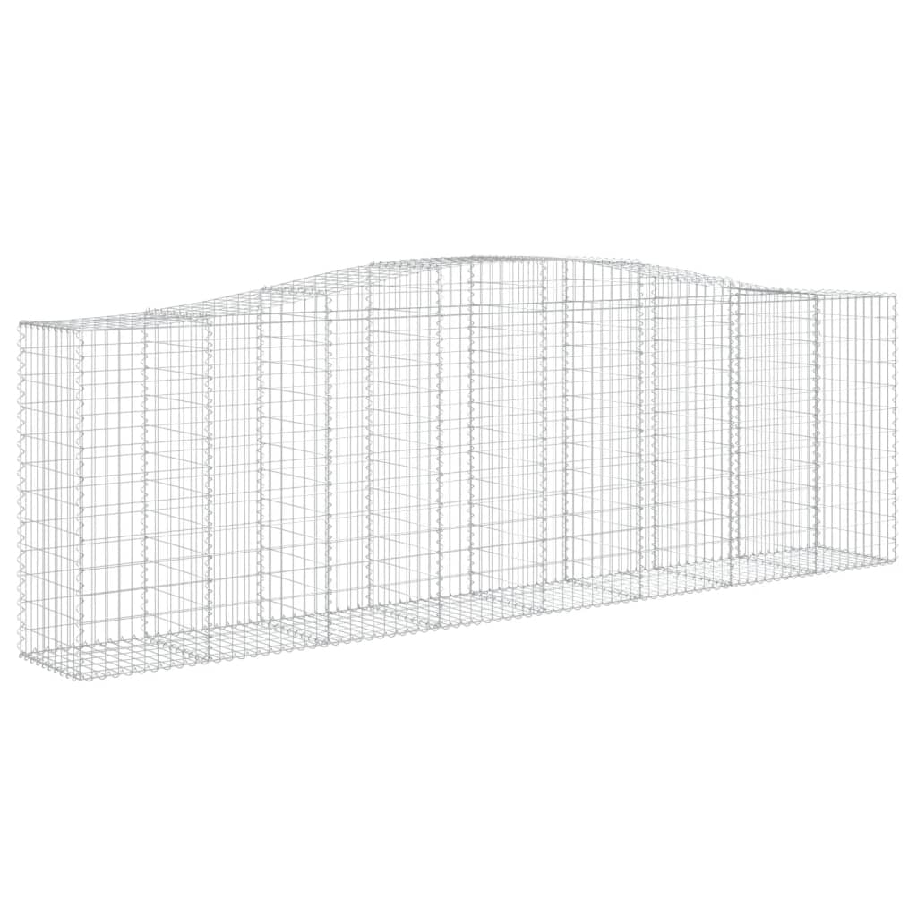 Lučne gabionske košare 10kom 400x50x120/140cm pocinčano željezo