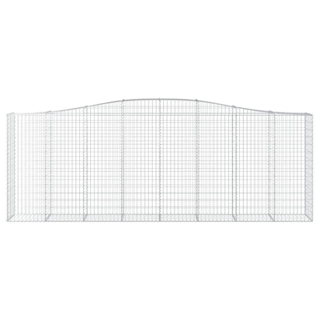 Lučne gabionske košare 7 kom 400x50x140/160cm pocinčano željezo