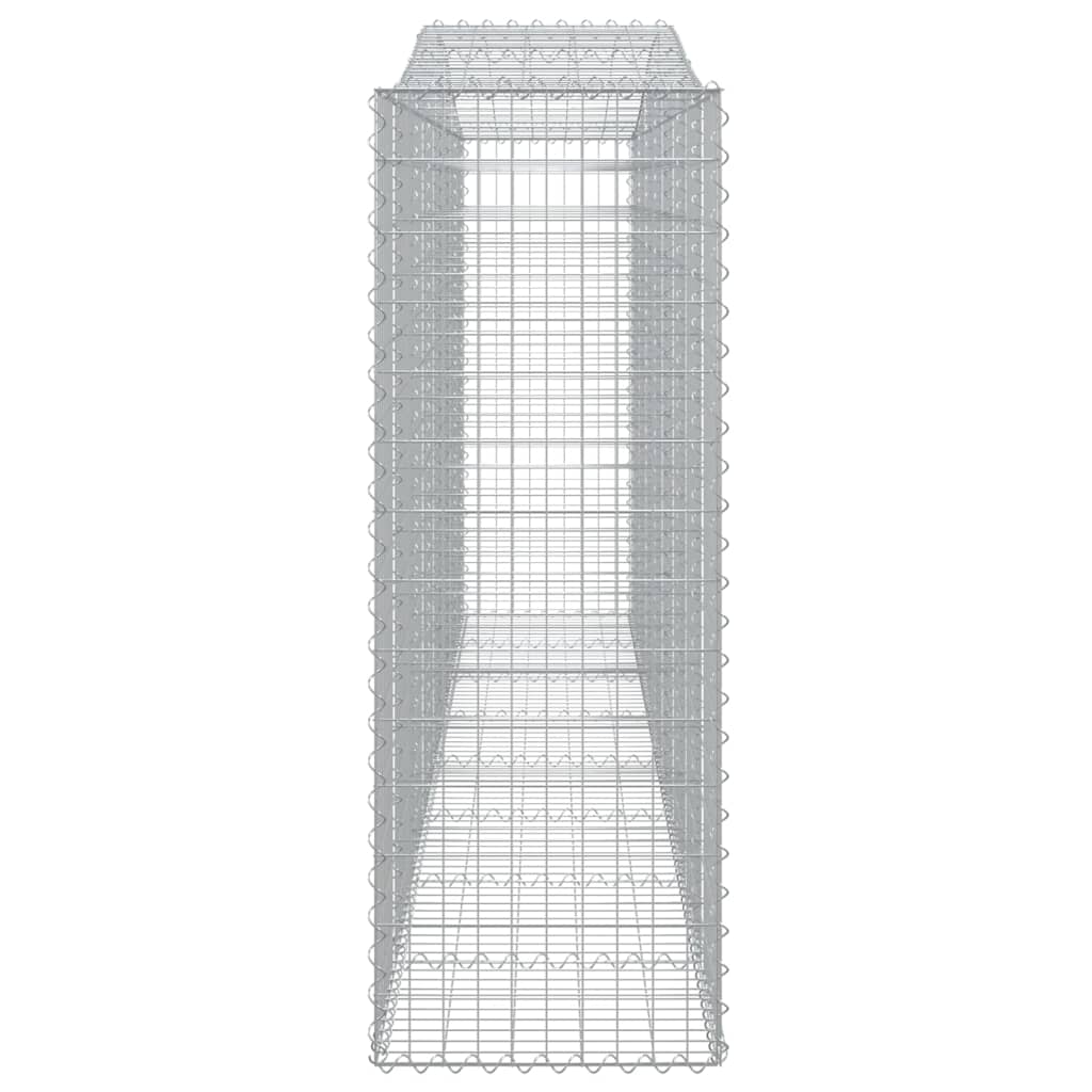 Lučne gabionske košare 8 kom 400x50x140/160cm pocinčano željezo