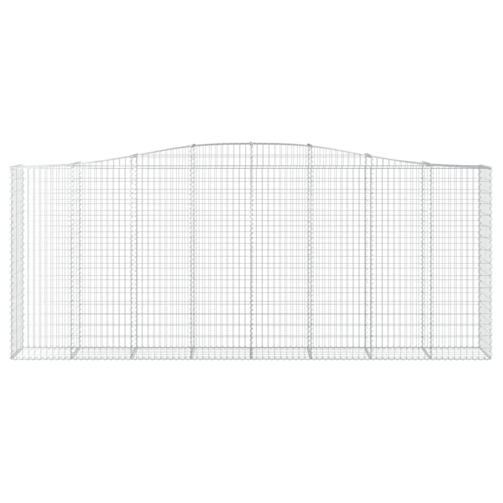 Lučne gabionske košare 6 kom 400x50x160/180cm pocinčano željezo