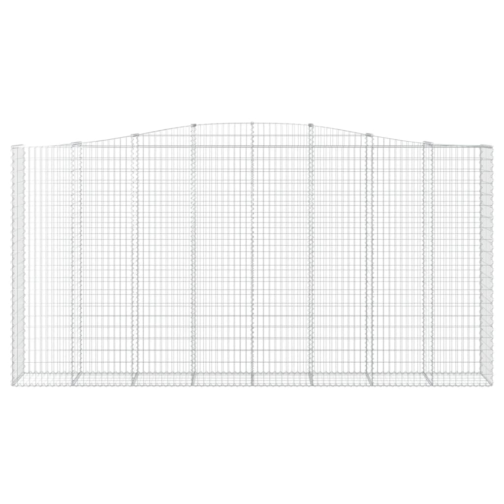 Lučne gabionske košare 5 kom 400x50x200/220cm pocinčano željezo