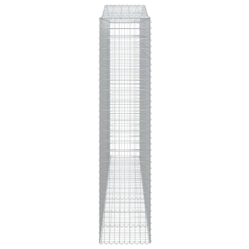 Lučne gabionske košare 7 kom 400x50x220/240cm pocinčano željezo