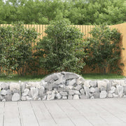 Lučne gabionske košare 15 kom 200x30x40/60 cm pocinčano željezo