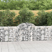Lučne gabionske košare 5 kom 200x30x80/100 cm pocinčano željezo