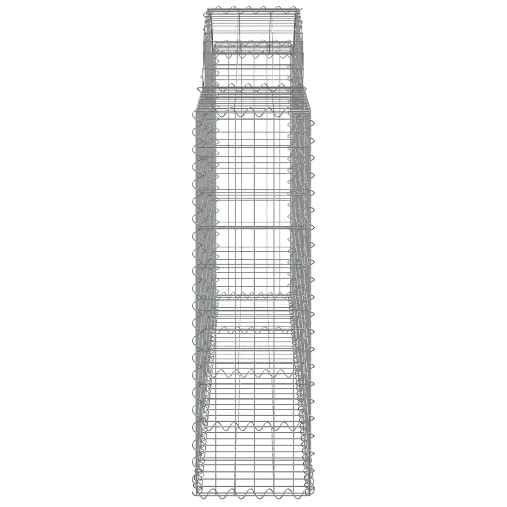 Lučne gabionske košare 3 kom 200x30x100/120cm pocinčano željezo