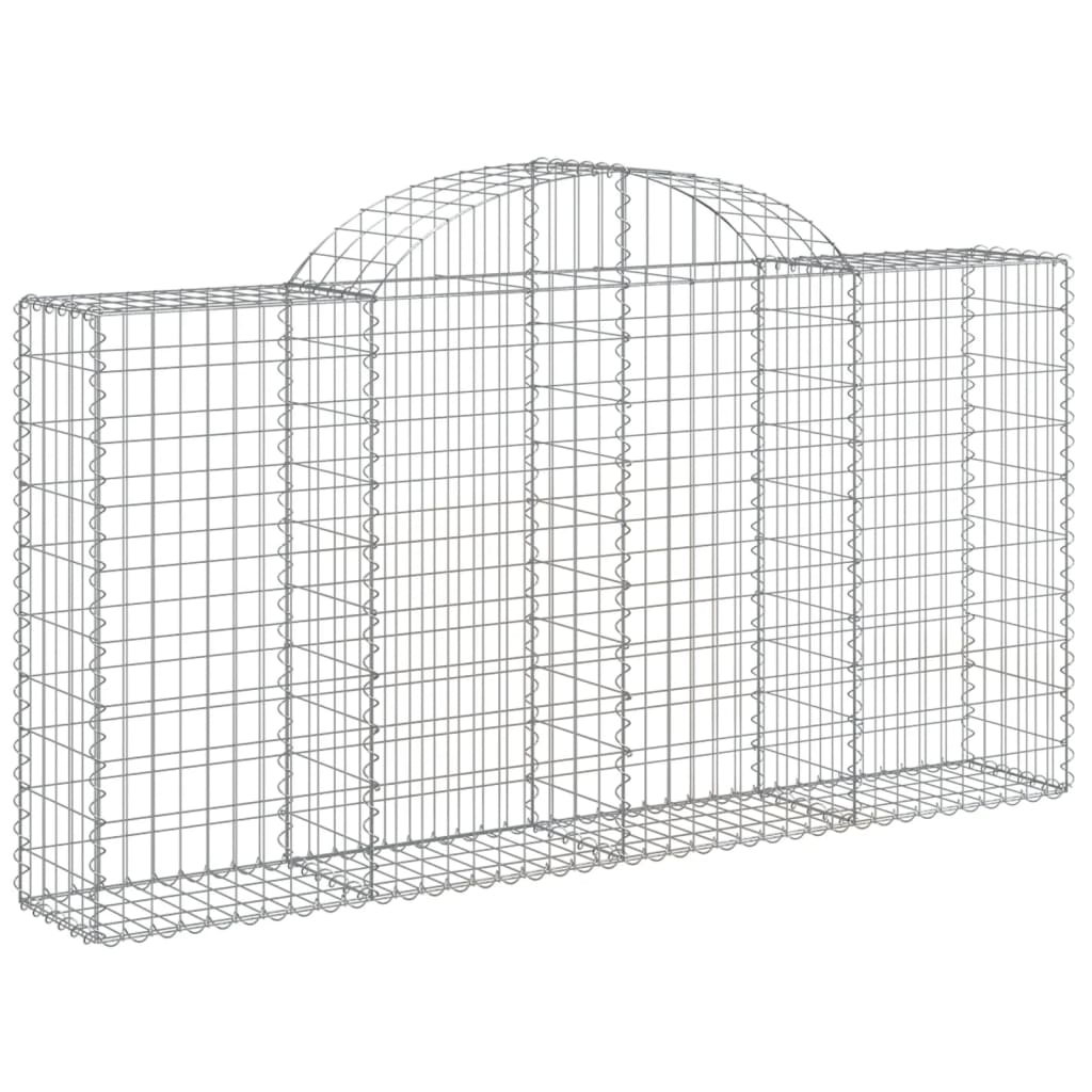 Lučne gabionske košare 6 kom 200x30x100/120cm pocinčano željezo