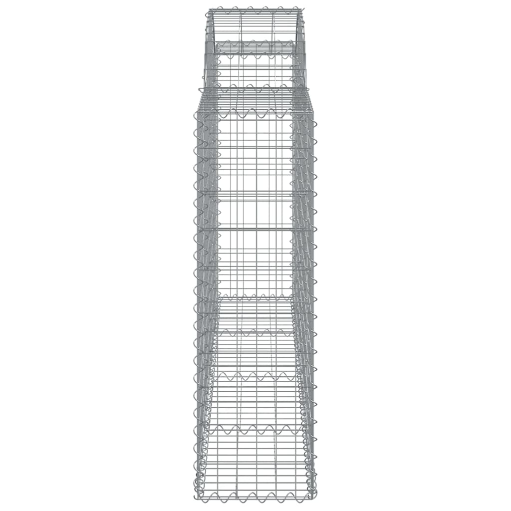 Lučne gabionske košare 6 kom 200x30x100/120cm pocinčano željezo