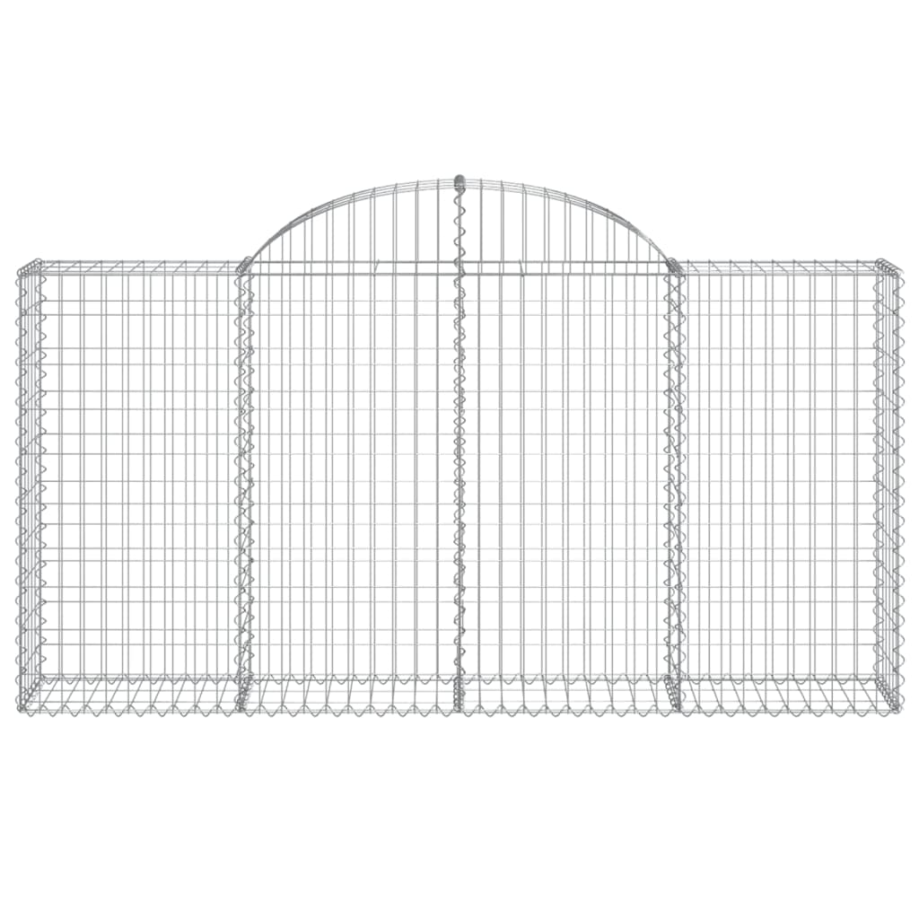 Lučne gabionske košare 10kom 200x30x100/120cm pocinčano željezo