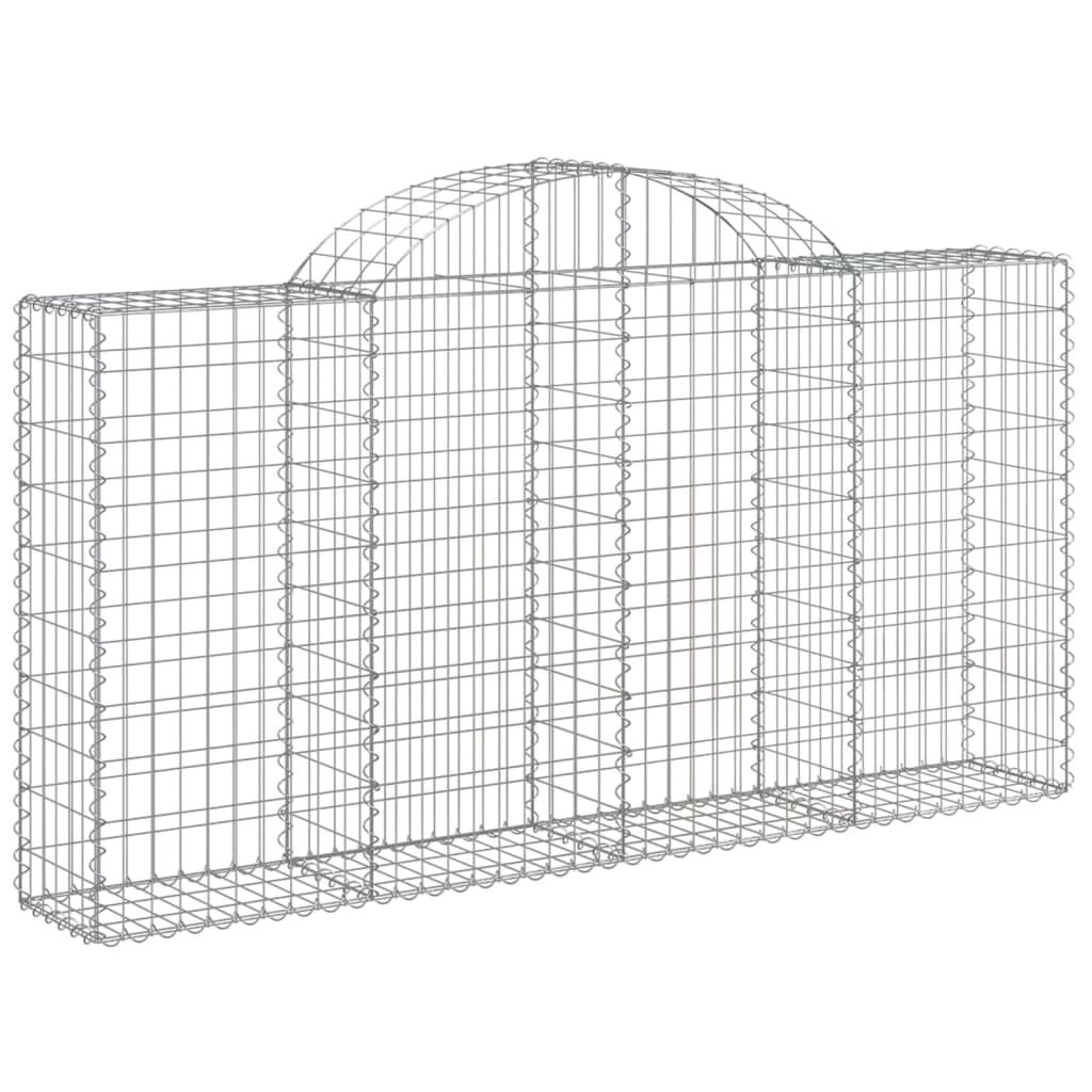 Lučne gabionske košare 13kom 200x30x100/120cm pocinčano željezo