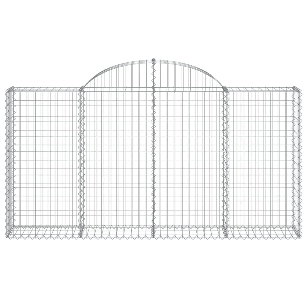 Lučne gabionske košare 30kom 200x30x100/120cm pocinčano željezo