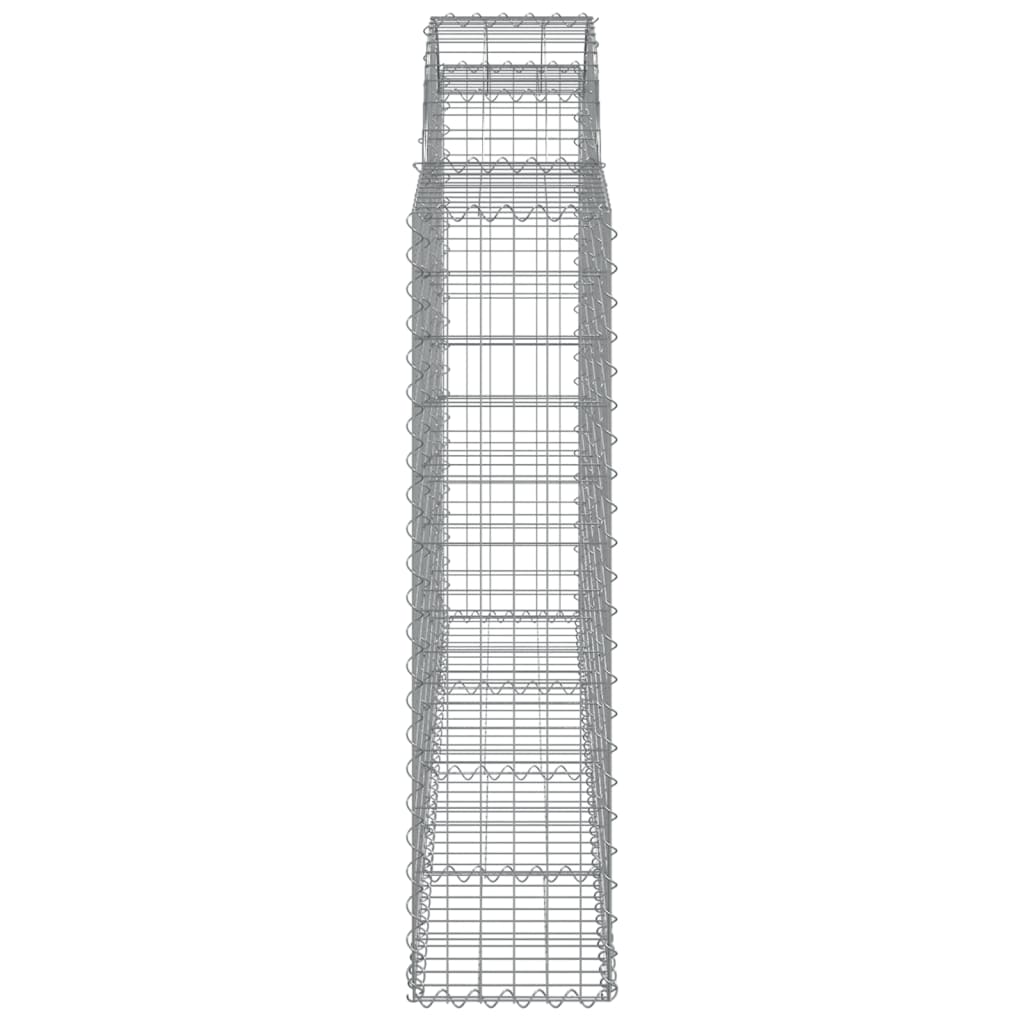 Lučne gabionske košare 12kom 200x30x120/140cm pocinčano željezo