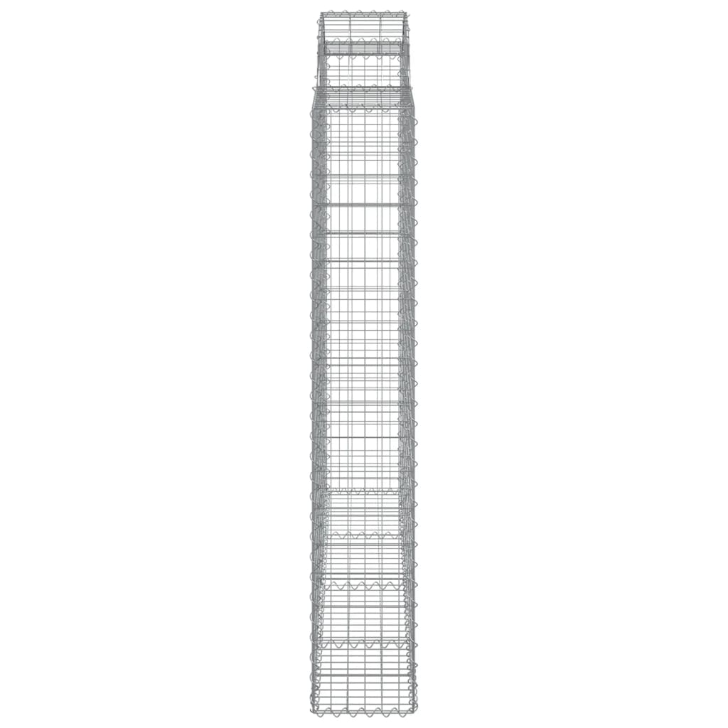 Lučne gabionske košare 5 kom 200x30x180/200cm pocinčano željezo