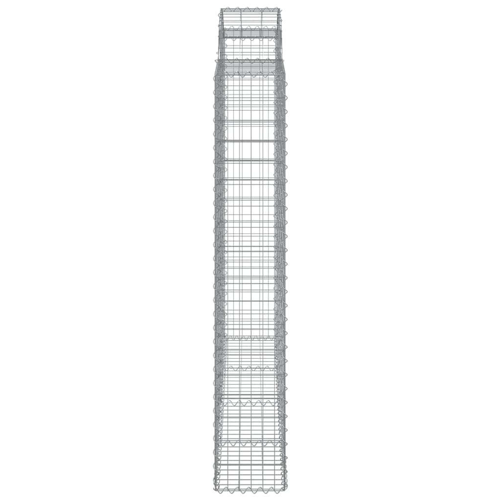 Lučne gabionske košare 7 kom 200x30x180/200cm pocinčano željezo