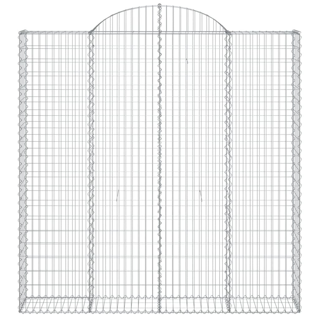 Lučne gabionske košare 3 kom 200x30x200/220cm pocinčano željezo