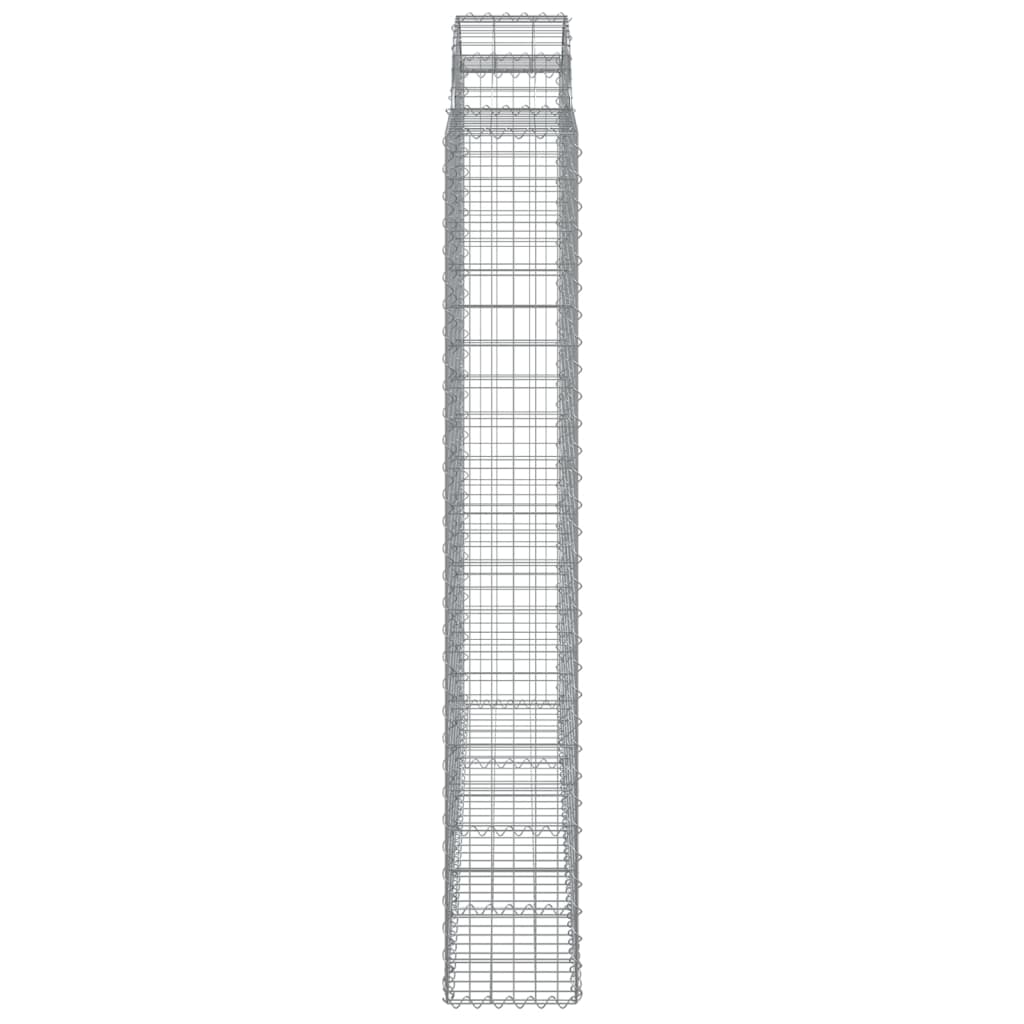 Lučne gabionske košare 6 kom 200x30x200/220cm pocinčano željezo