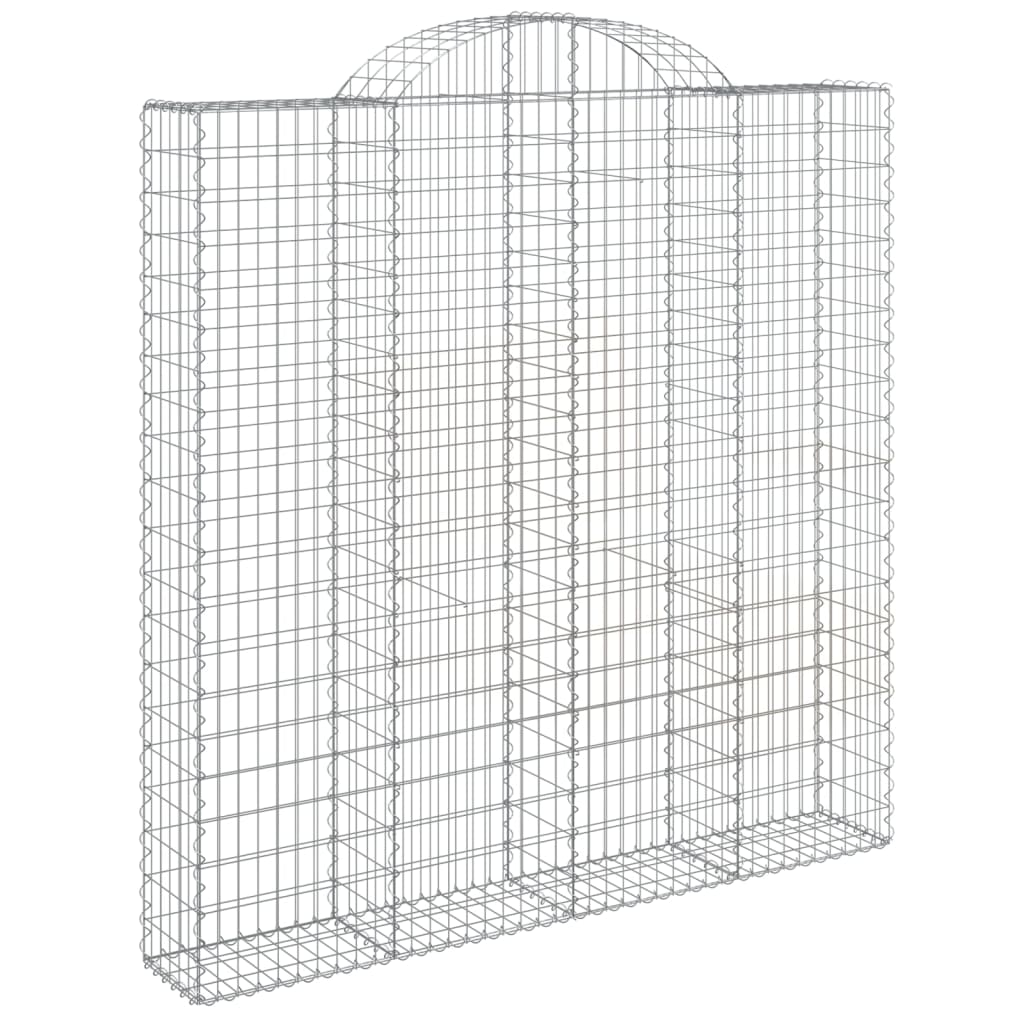 Lučne gabionske košare 7 kom 200x30x200/220cm pocinčano željezo
