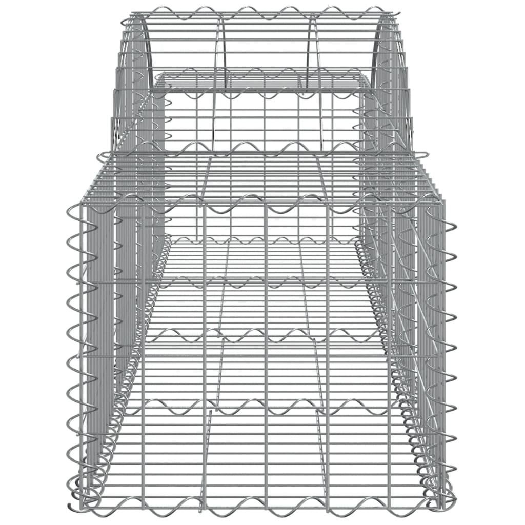 Lučne gabionske košare 12 kom 200x50x40/60 cm pocinčano željezo