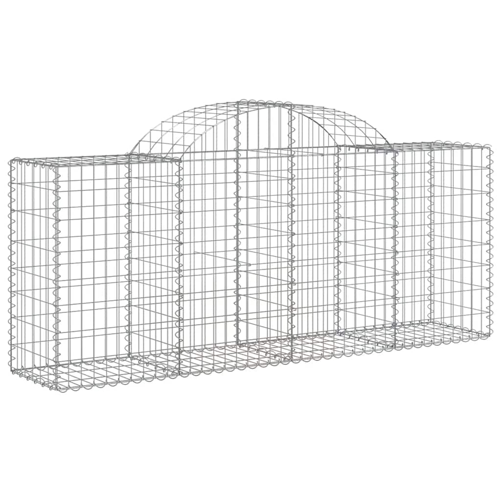 Lučne gabionske košare 20 kom 200x50x80/100cm pocinčano željezo