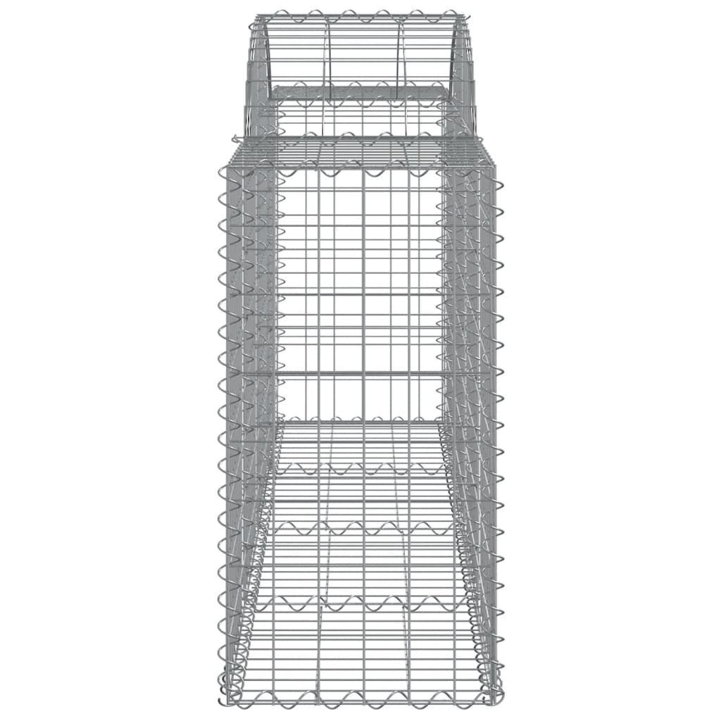 Lučne gabionske košare 50 kom 200x50x80/100cm pocinčano željezo
