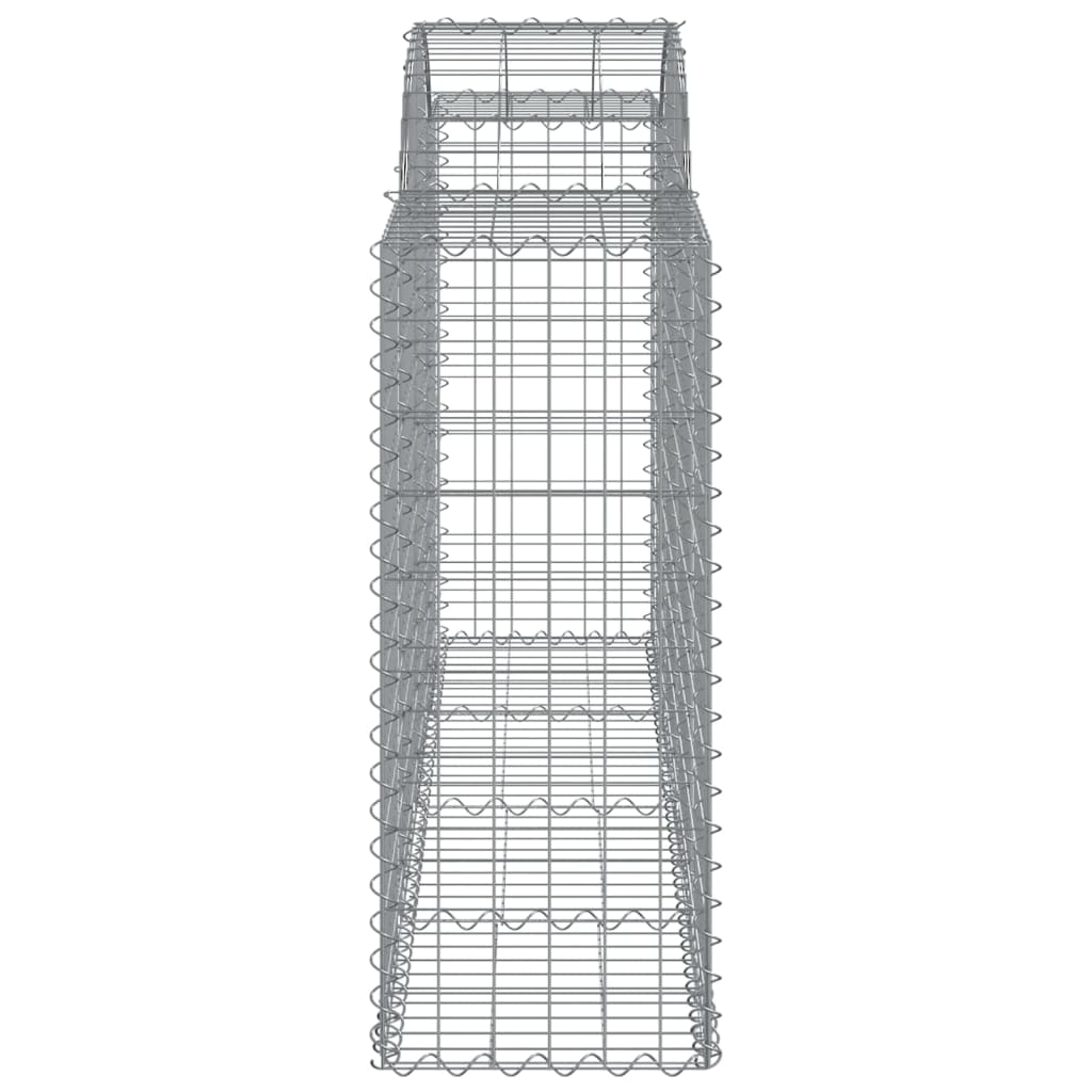 Lučne gabionske košare 6 kom 200x50x100/120cm pocinčano željezo