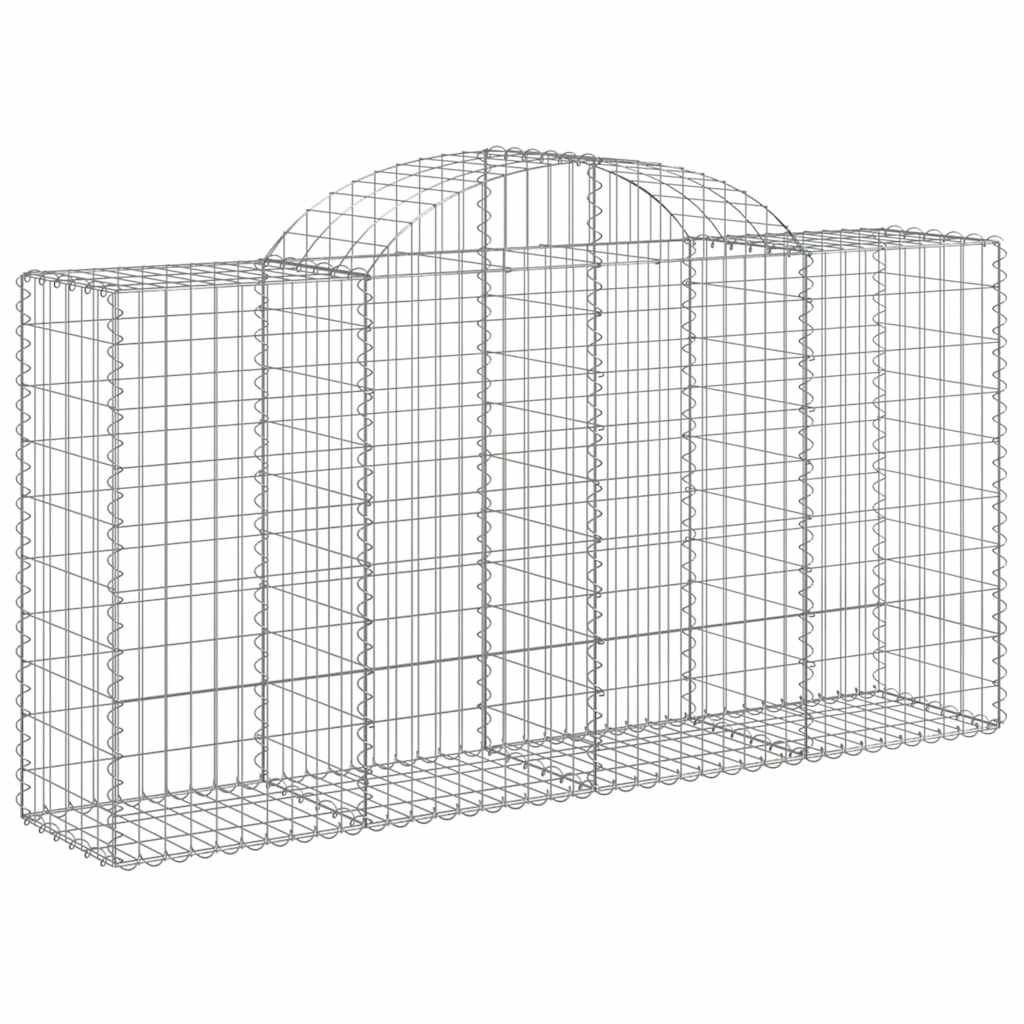 Lučne gabionske košare 18kom 200x50x100/120cm pocinčano željezo
